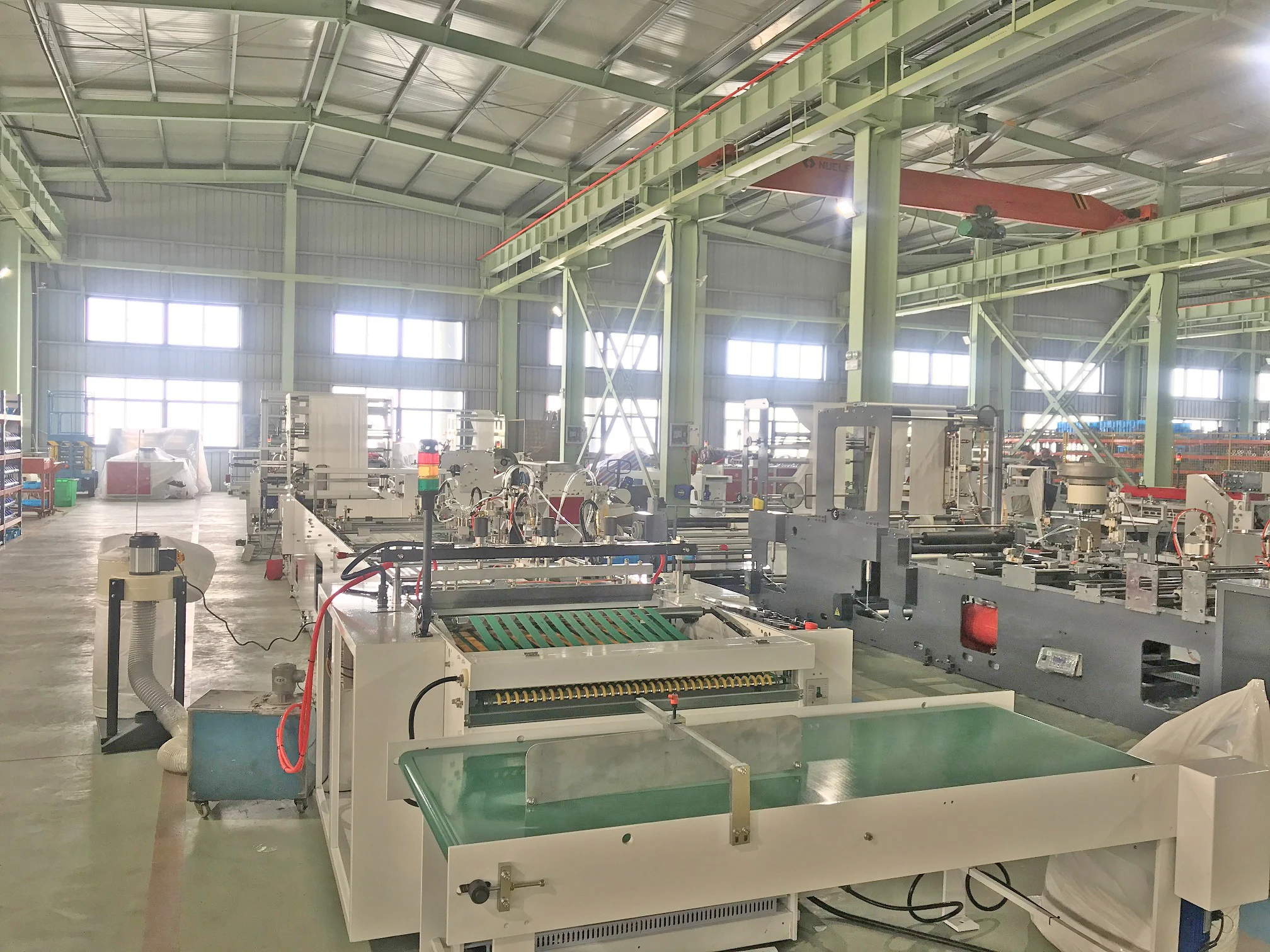 Economic Type LDPE Heat Side Sealing Soft Loop Handle Baby Diaper Plastic Bag Making Machine