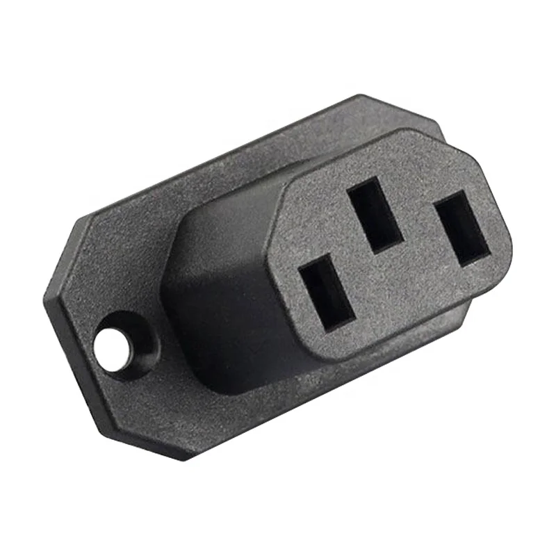 IEC 320 C13 Panel Mount Plug Adapter Power Connector Socket