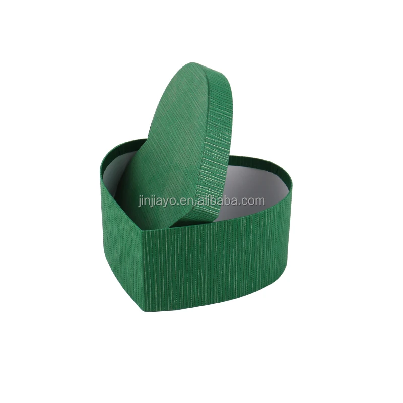 תיבת נייר מותאמת ליום האהבה, תיבה ידנית יוקרתית ומחזורית עם מכסה בצורת לב אהבה, תיבה מונעת בקרטון מט