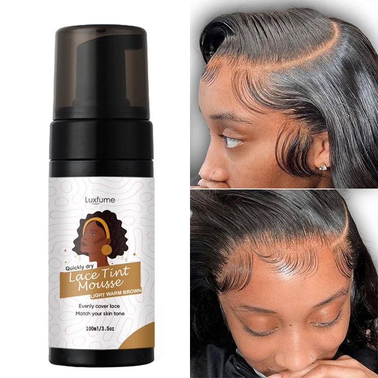 Luxfume Setting Lace Tint Mousse Natural Hair Styling