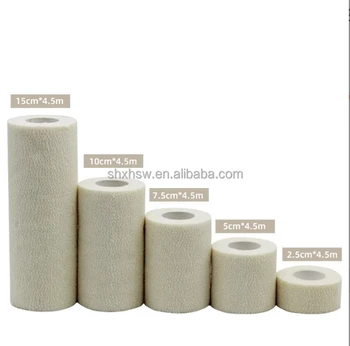 2.5cm*4.5m Sports Tape Medical Colored Self-Adhesive Non-Woven Cohesive Bandage Wrap Elastic Adhesive Bandage