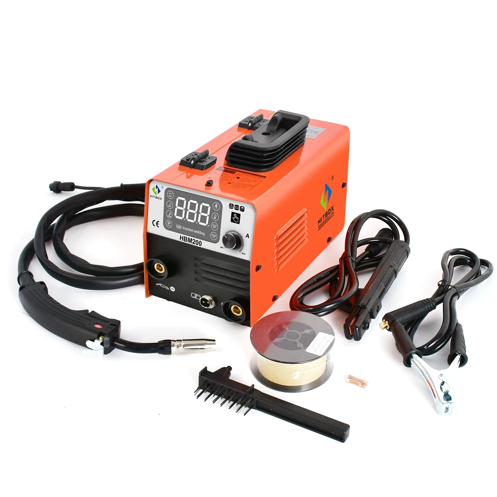 Hitbox Mig Welder No Gas Welder Hbm200 Flux Cored Mig Gasless Welding Machine Buy Hitbox