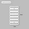 Panel Perforado Vertical - Blanco 28*12cm