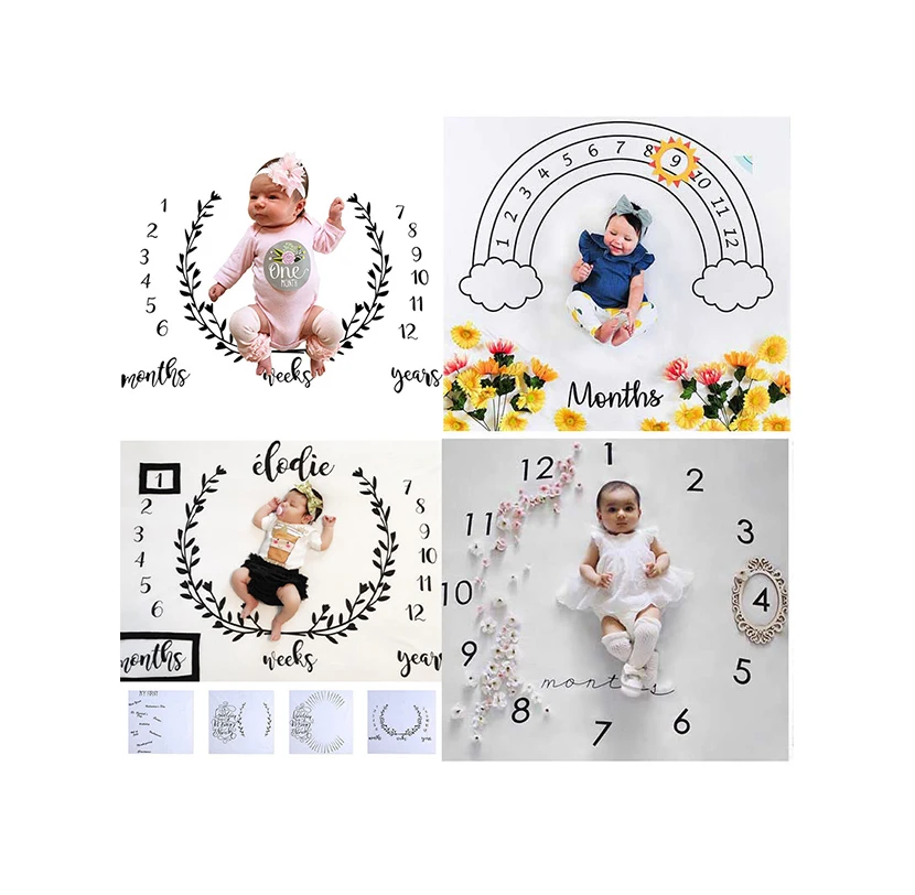 Одеяло для новорожденных Фланелевое мягкое Флисовое одеяло подарочный набор реквизит фотосъемки