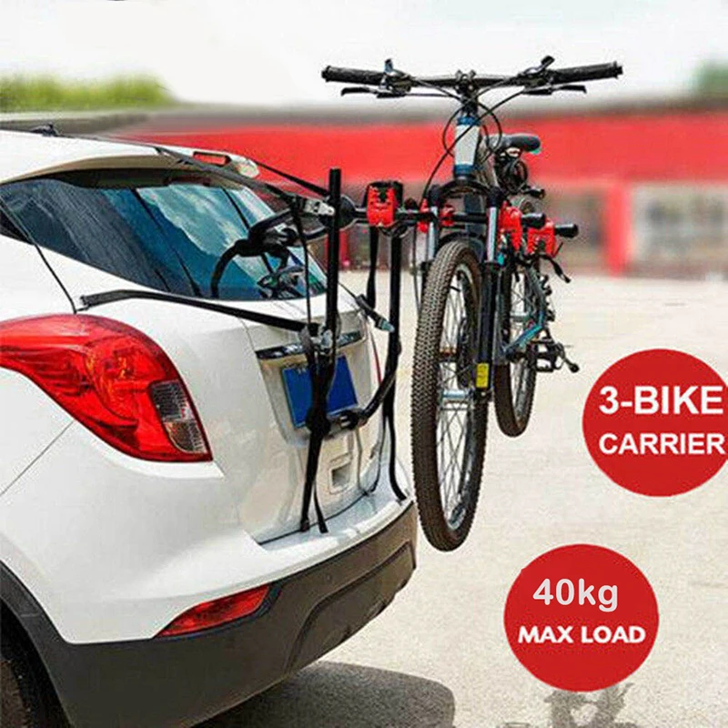 Universal Steel Car Rear Bike Carrier Rack For 1-3 Bikes