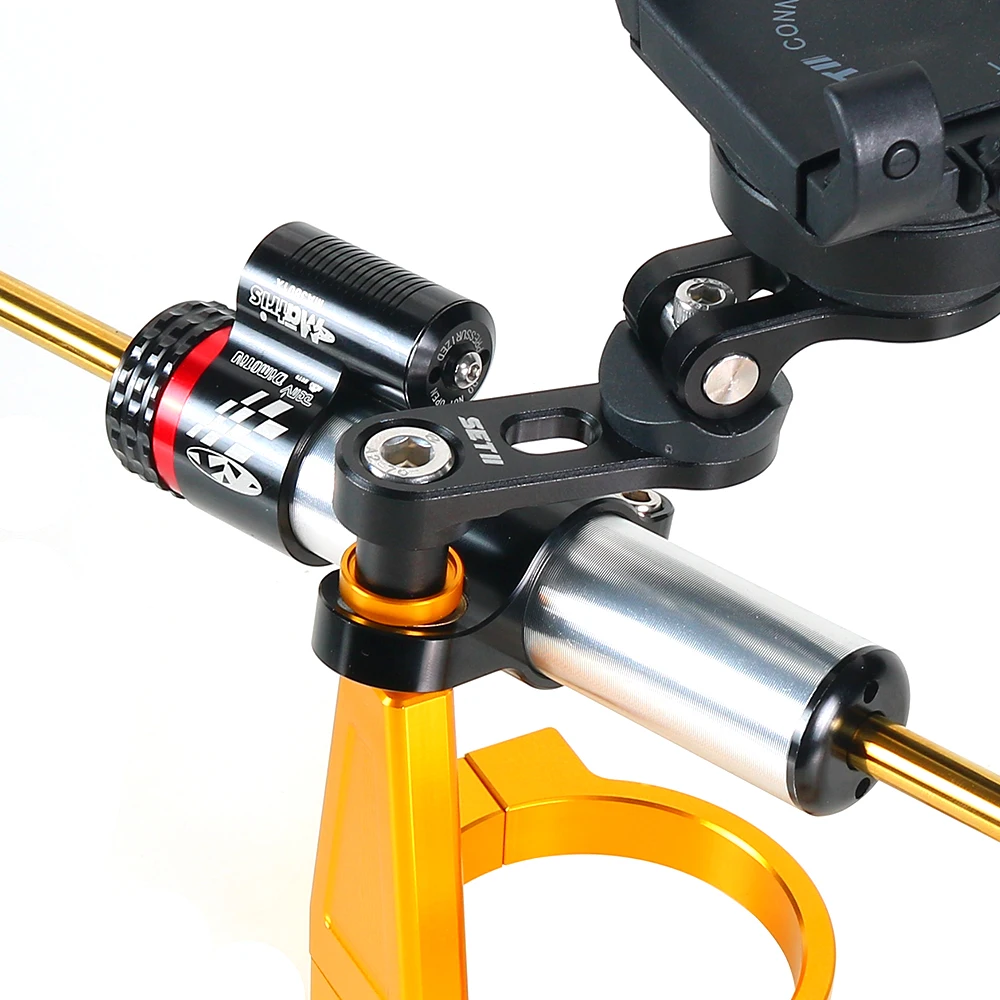 CNC Motorcycle Stabilizer Damper Bracket Complete Steering Mounting for KAWASAKI ZX4R ZX4RR Aluminum Alloy Material