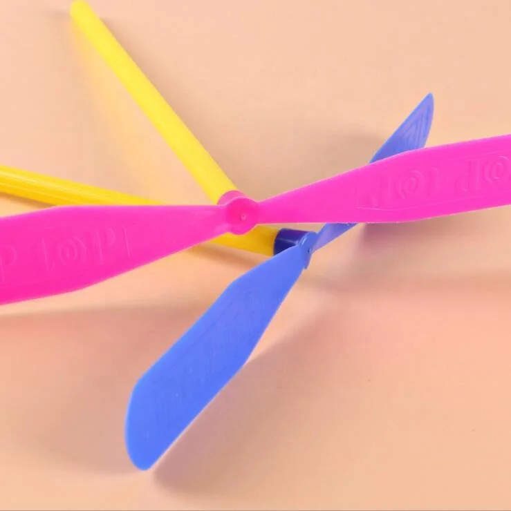 Jouets classiques en plastique pour enfants - Libellule - Poussée à la main - Hélice volante - Jeux - Jouets