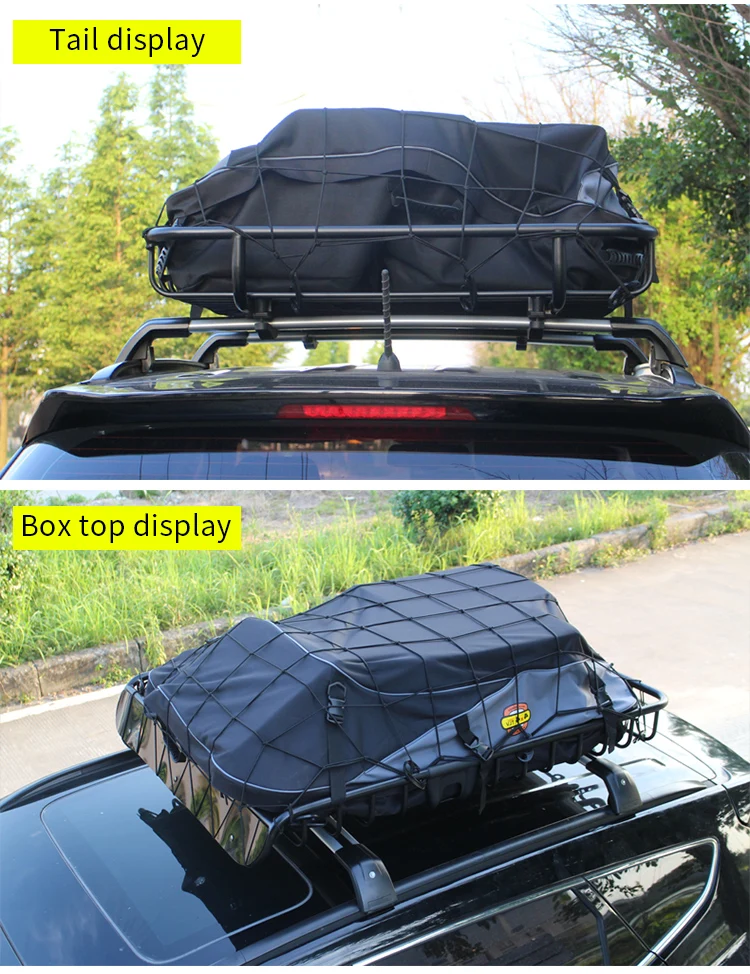 Universal Rooftop Cargo Carrier Auto Part Roof Luggage Basket for Offroad Travel Roof Holder Carrier Cargo Basket details