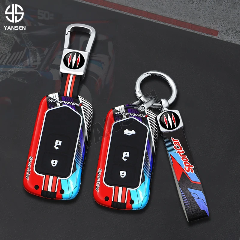 Car Key Cover Smart Remote Fobs Case for Toyota Land Cruiser Prado 150 Sienta Porte Raum Alphard Isis Noah Auto Accessories