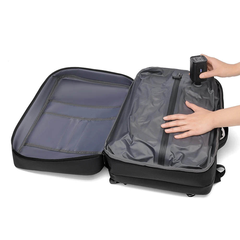 Stock Cheap Large Capacity Backpack Anti-Theft Custom USB Vacuum Compression Waterproof Bag Travel Business Laptop Backpack