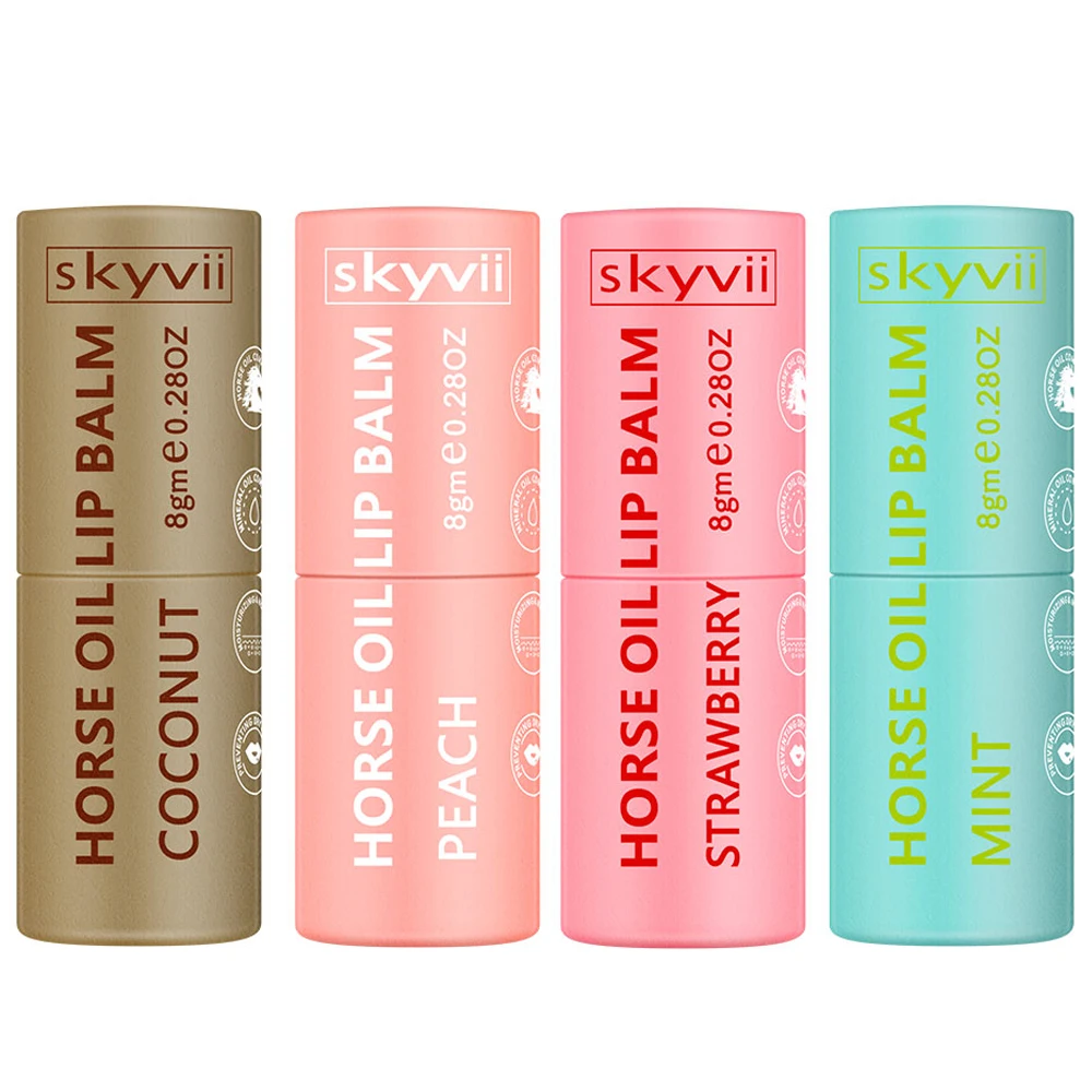 OEM Customized Moisturizing and Moisturizing Horse Oil Lip Balm in Stock Wholesale