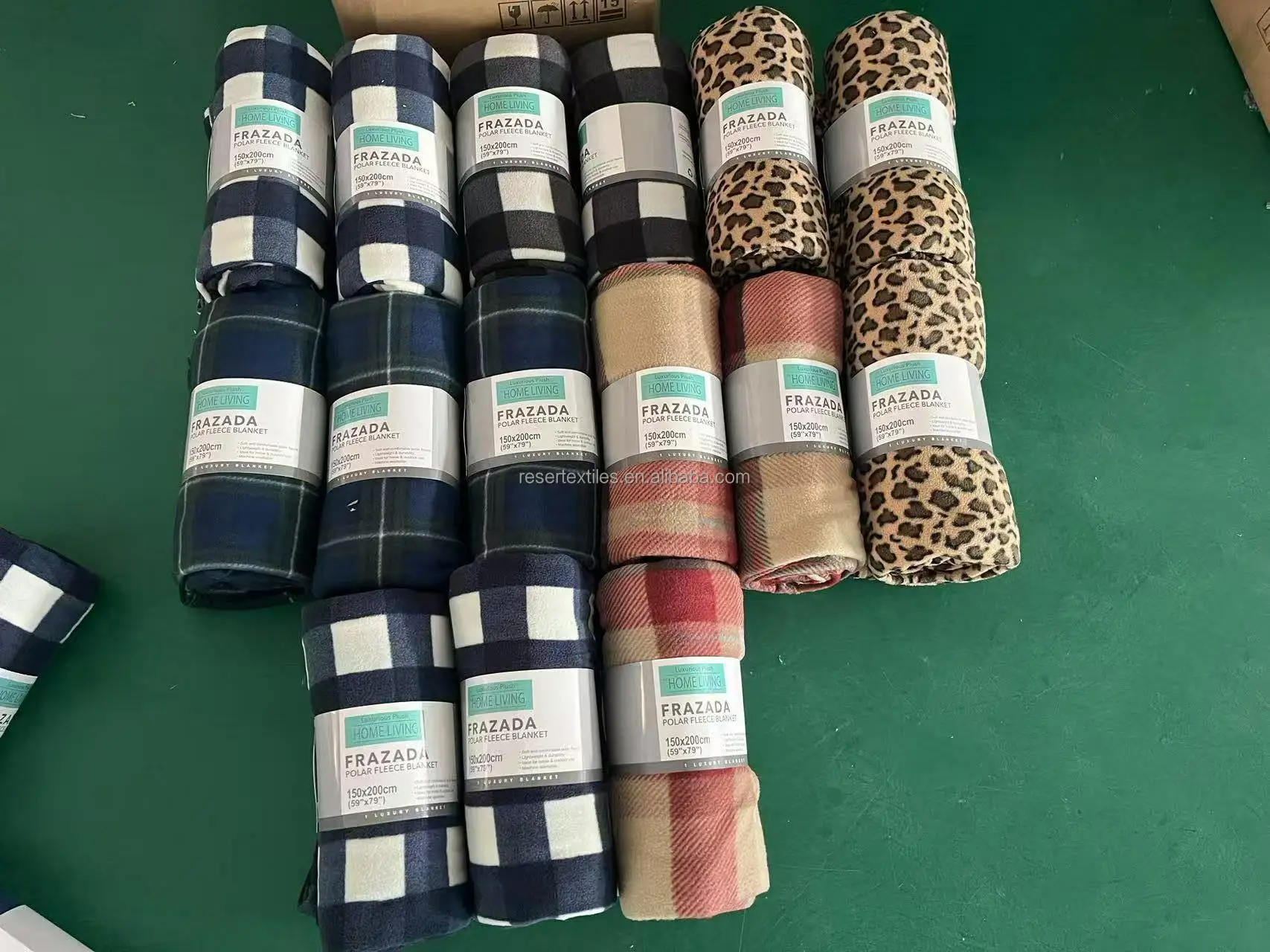 Luxurious Plush Faux Fur Double Layered Cozy Microfiber Bed Blanket Solid Colors 80% Promotion Sale Freshly Overproduced