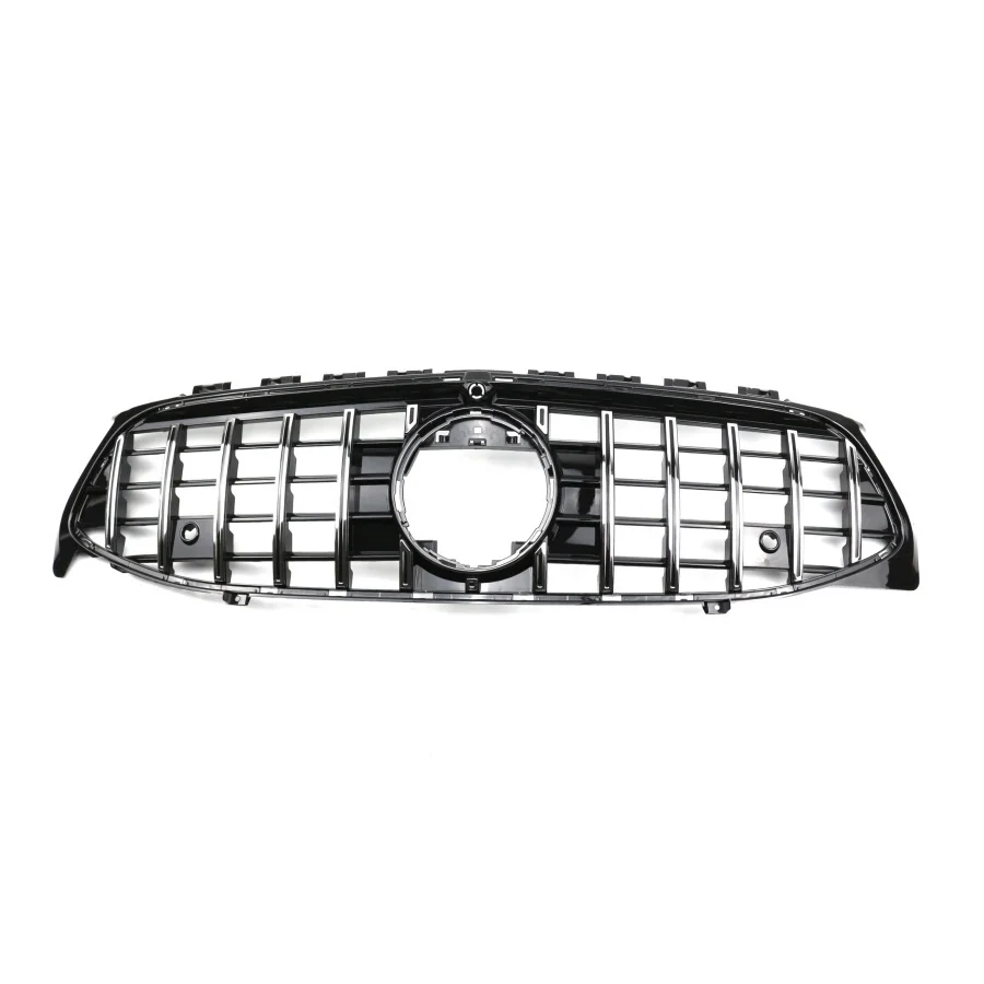 product tiypeor grill for mercedes benz cla w118 2020  car gtr style chrome color front bumper grille abs pp plastic-3