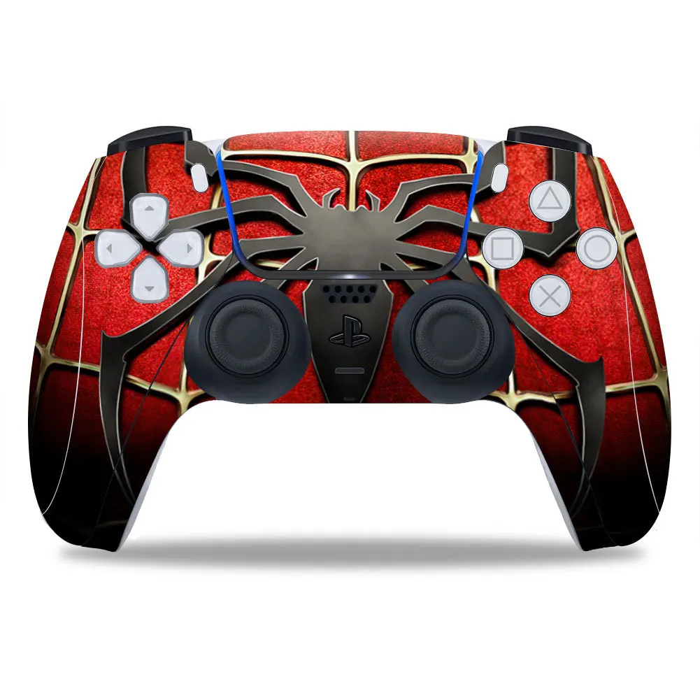 2 Pack PS5 Controller Dualshock Marvel Spider Man Red Spider Skin Decal  Sticker