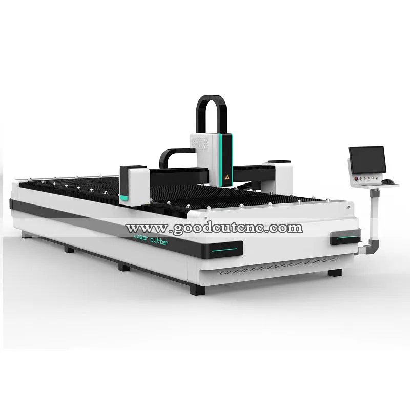 Au3tech Control System Cypcut 500w Fiber Faser Head Metal Cutting Machine for Sheet Aluminum Iron