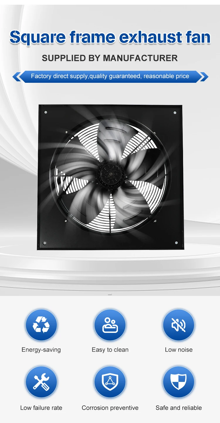 Wall Fan, 500mm, 20inch, Axial, 220v - detail 4