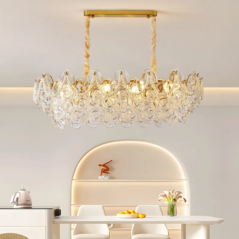 Make in China Factory for Living Room Crystal Lights Modern Pendant Light Crystal Lamp Led Indoor Hanging Ceiling Light