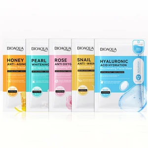 OEM BIOAQUA Pearl Anti Wrinkle Moisturizing Smooth Delicate Skin Tightening Light Sense Whitening Facial Mask