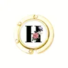 Gold base with white background H