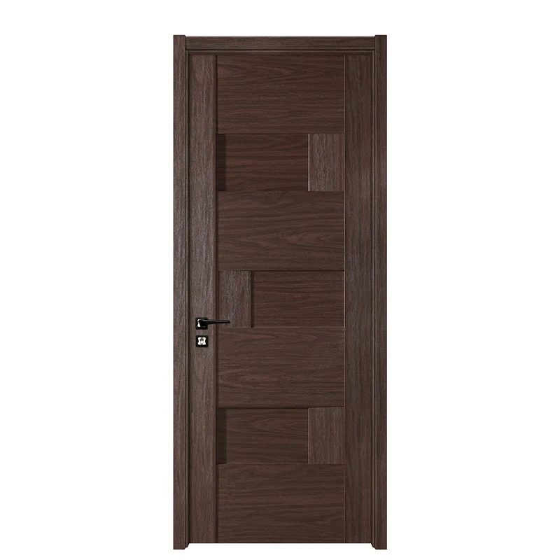 Solid Wooden Door PVC WPC Latest Designs Pictures Panel Interior Room MDF Main Doors for Houses for Bedroom Bathroom