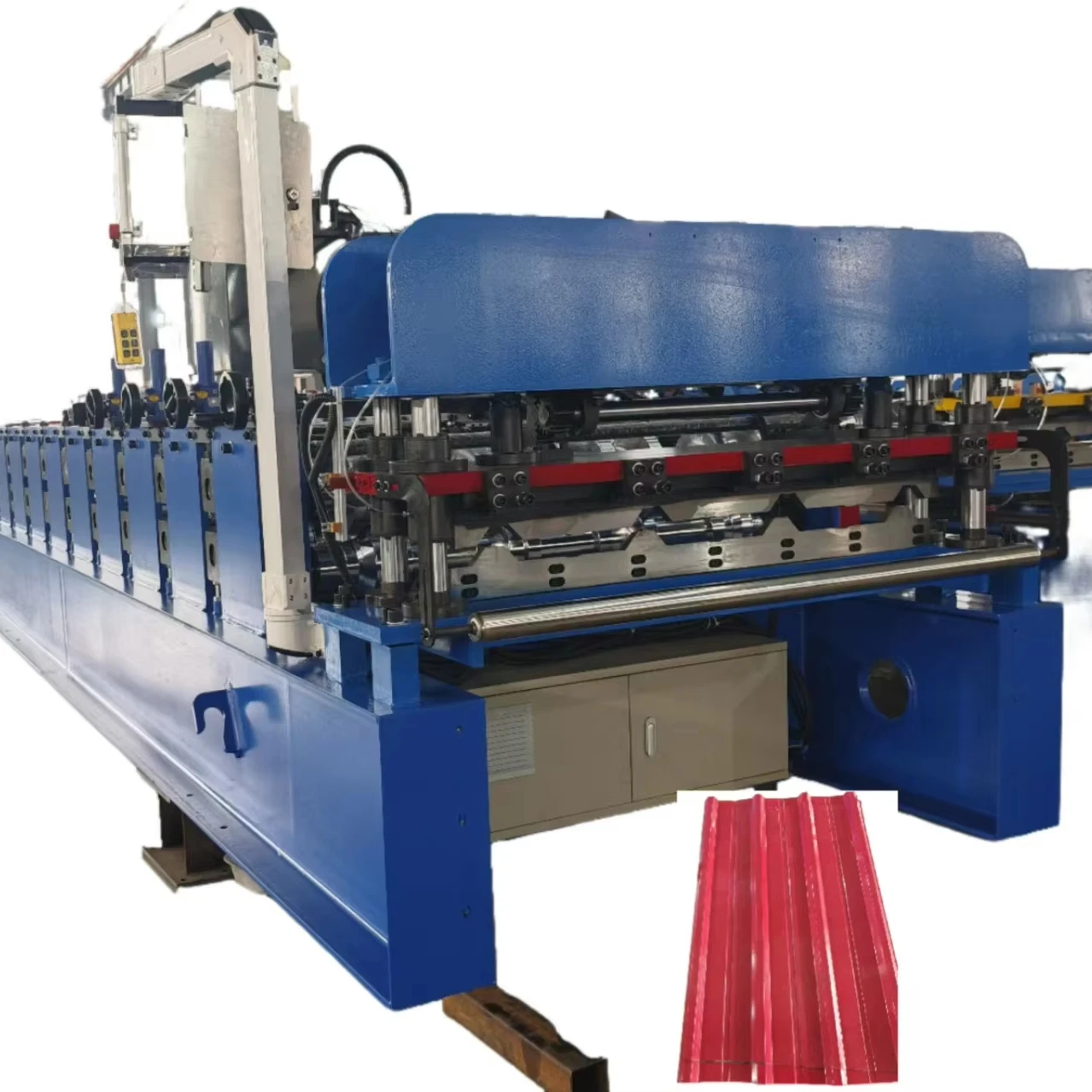 ZhongTuo ZTRFM-TR4 Metal Roof Tile Roofing Sheet Cold Roll Forming Making Machine for Sale Customizable