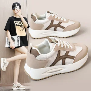 Q3602 Manufacturer Wholesale Sports Running Shoes for Women Flat Rubber Shoes for Women