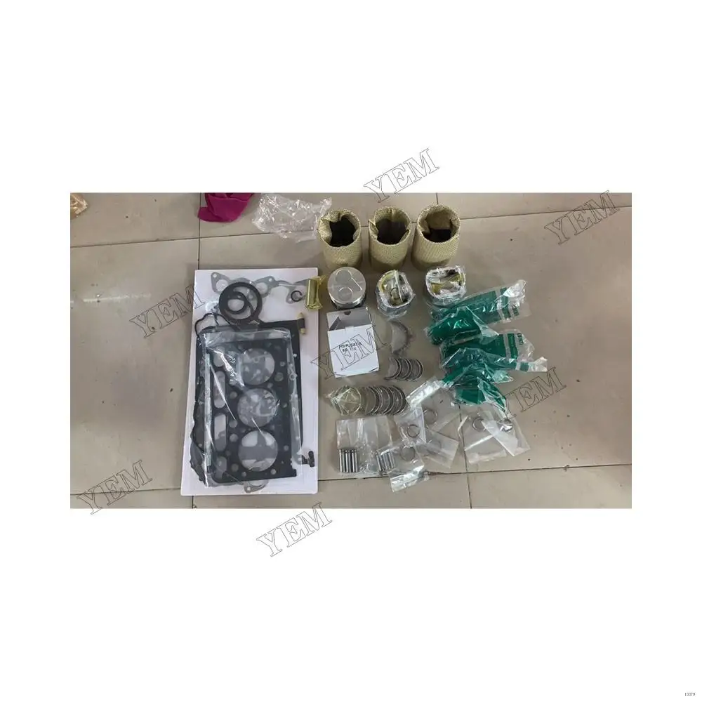 High Quality Machinery Parts Overhaul Kit With Piston Rings Liner Bearing Valves Full Gasket Kit For Kubota D1703