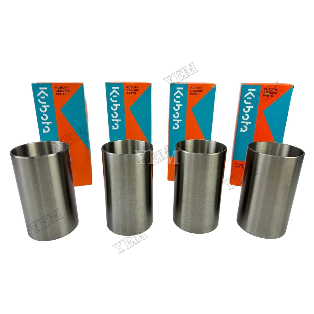 Repair Replacement RK105 RK125 RK50 RK60 RK70 RK80 RK95 Cylinder Liner for Kubota Tractor Excavator Mowers Engine.