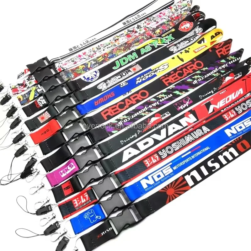 Wholesale Car Jdm Modified Plugin Card Holder Lanyard Mobile Hanging