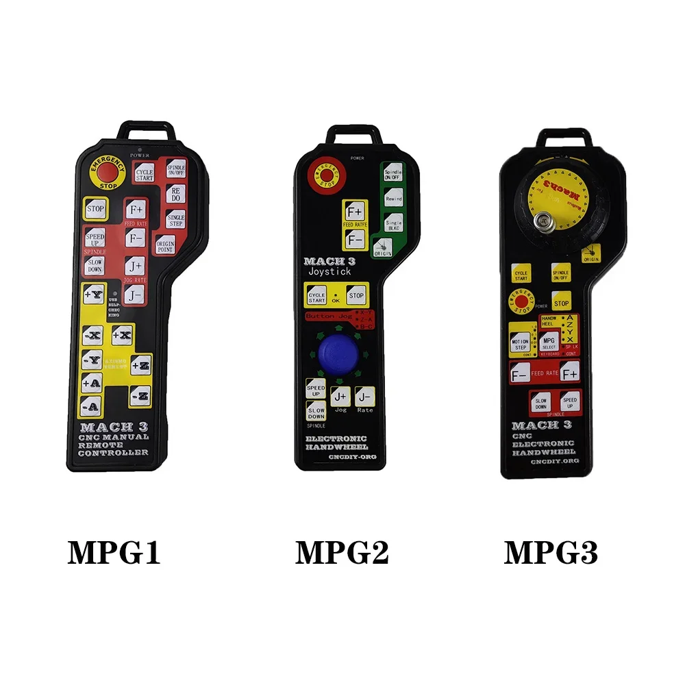CNC MACH3 Electronic Handwheel Manual Controller USBMODBUS MPG CNC Engraving Machine Motion Card Interface Board Pulse Generator