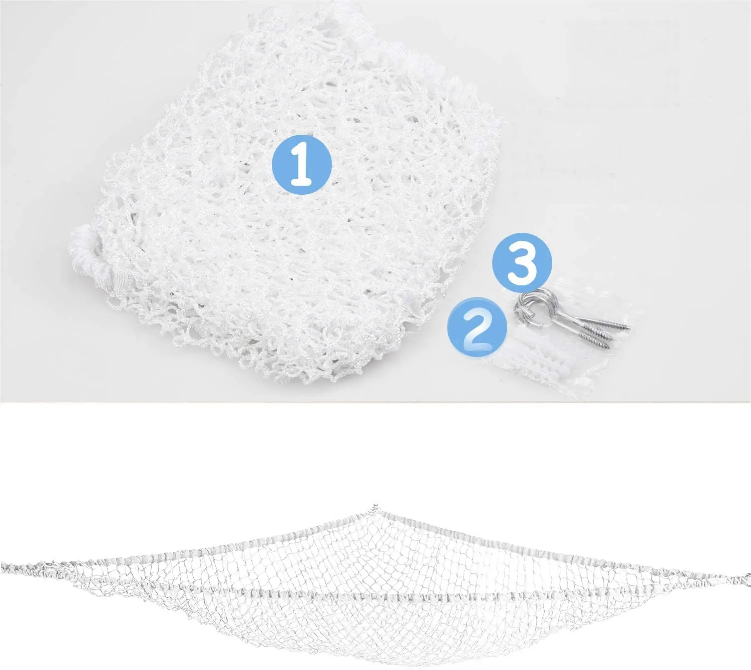 Soft And Durable Mesh Toy Organizer Children's Toy Stuffed Animal