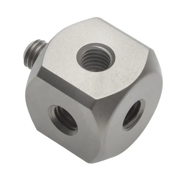 High Hardness M5 titanium Cube L 15 mm W 15 mm Cube Nut For Zeiss applications