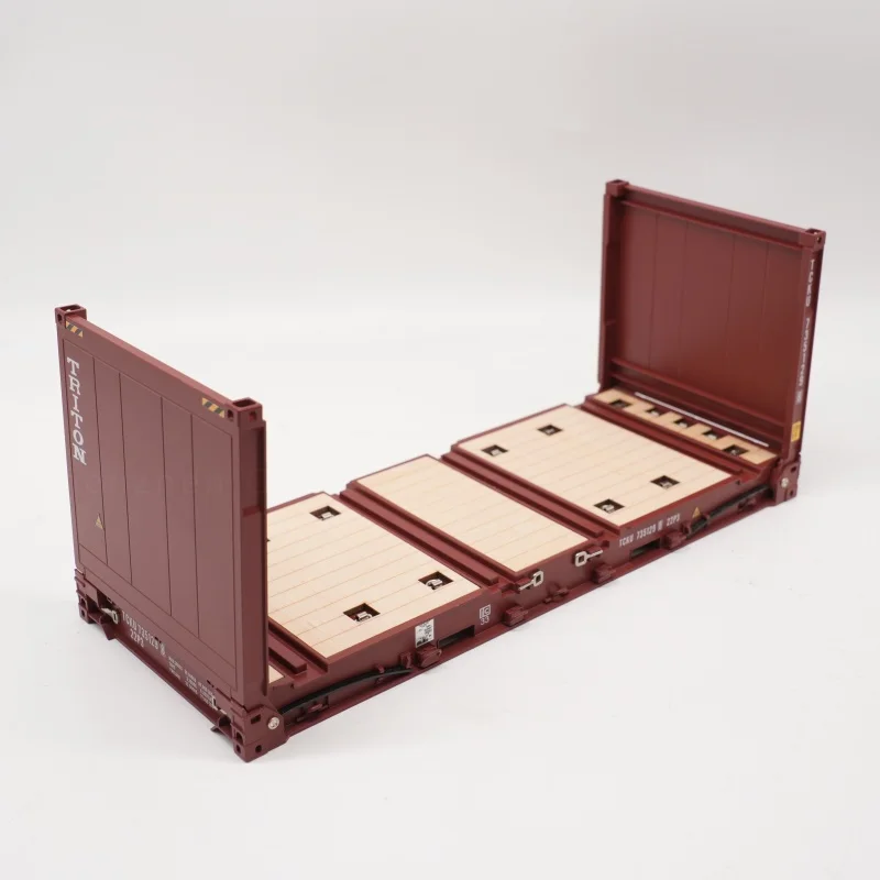 【LAC】O.A.S Container Model Factory Customized Scale1:20 Plastic Crafts Shipping Boxes TRITON Flat Rack Container Model