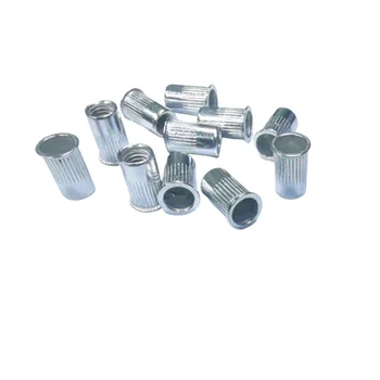 Wholesale M4 Aluminium Flat Head Vertical Stripe Rivet Nut