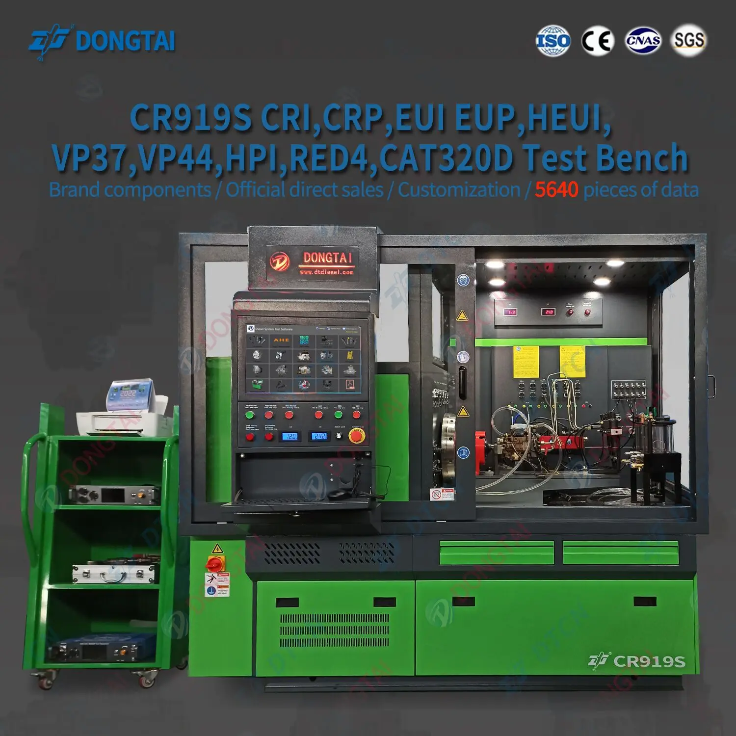 CR919S  Full Function Common Rail  test Bench