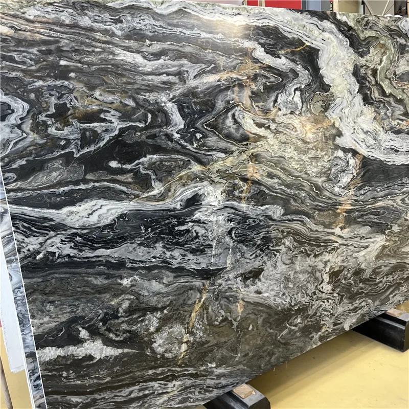 product high quality beautiful spray grey marble slabs modern polished design calcite tiles hotel outdoor walls countertops-3