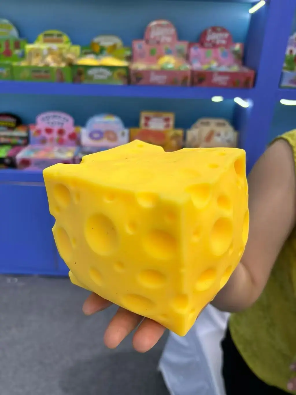 Slow Rising Cheese GL Jumbo Kawaii Squeeze Cheese Squishy Fidget Toy Giant Slow Rising ...