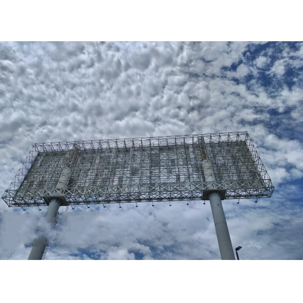 LF Steel Billboard Structure Outdoor Space Frame
