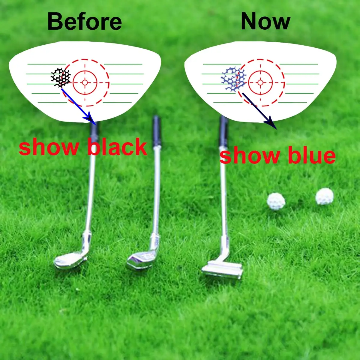 ゴルフクラブドライバーインパクトテープラベルボールヒッティング