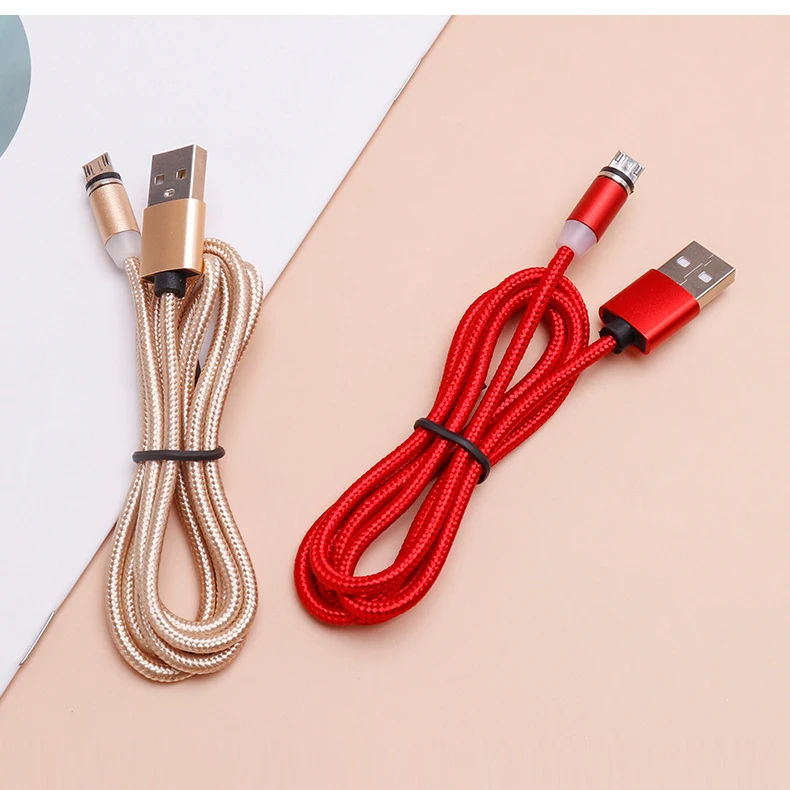 3-in-1 Magnetic Charging Cable Fast Charge Magnetic USB Cable For iPhone Android Type-C 1M with Box