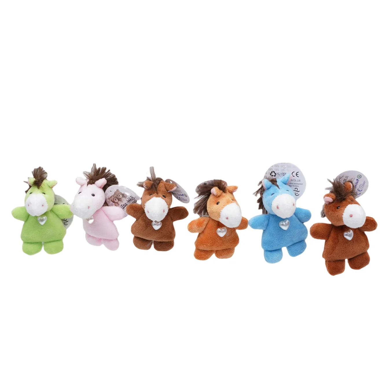 Customized Mini Magnet Stuffed Animal Toy Colorful Magnet Plush Horse for Home Decor Cute Kids Toy Direct Plush Toy Manufacturer