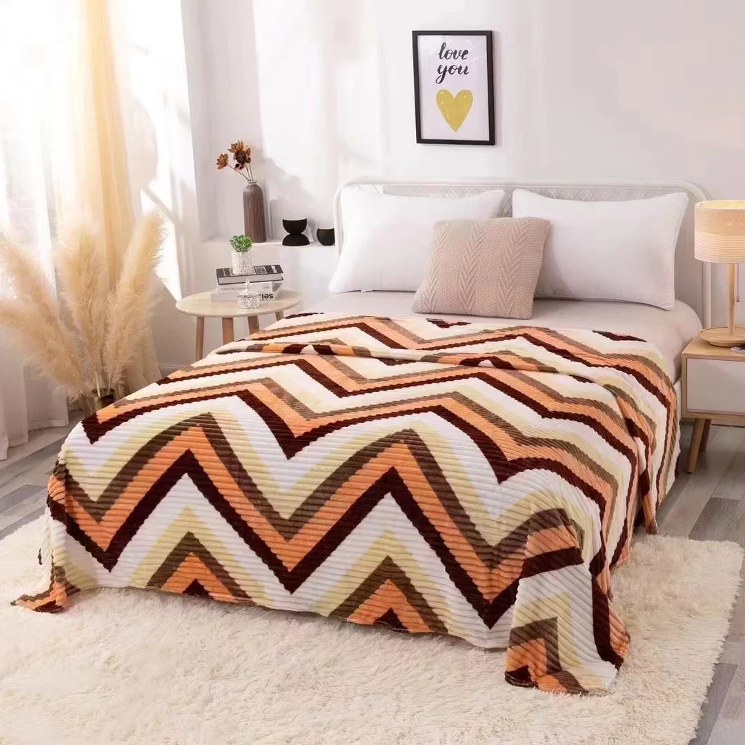 Super Soft Lightweight Flannel Fleece Blanket For Bed Couch Throw