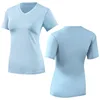 Blue Yoga Running T Shirt Tops