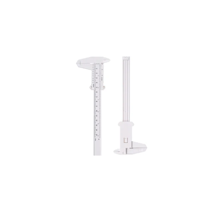 Горячая Распродажа хорошая цена Пластиковый штангенциркуль с нониусом линейка для татуажа