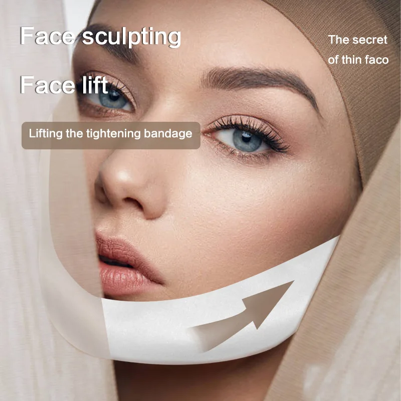 Facial Care Vshape Thin Chin Slimming Lifting Bandage Face Masks Longlasting V Line Lifting