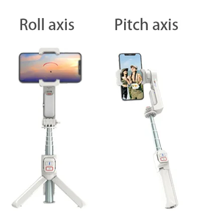 JX ROBOT A10 Camera Stabilizer Desktop Following the Shooting Selfie Stick Tripod with Fill Light for Cell Phone