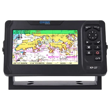 ONWA KP-27 7-Inch GPS Chart Plotter Marine Application with 12V./24V Voltage Support NMEA2000