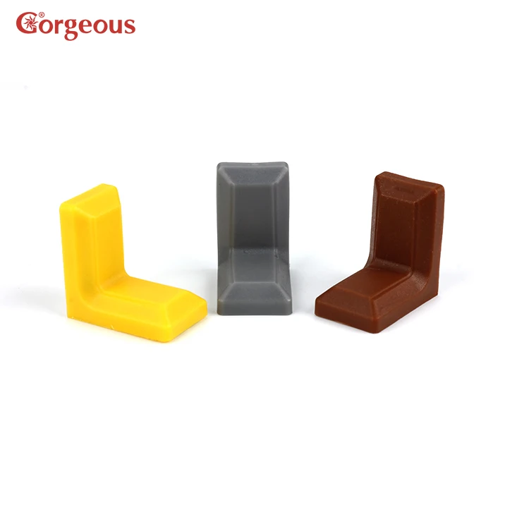 Gorgeous corner bracket support connector flat corner brackets L self adhesive cabinet connector corner joint bracket