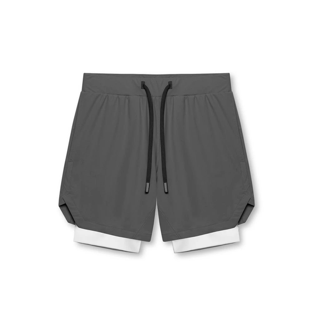 Manufacturer Men's 7 Inch Quick Dry Running Shorts With Zipper Pocket