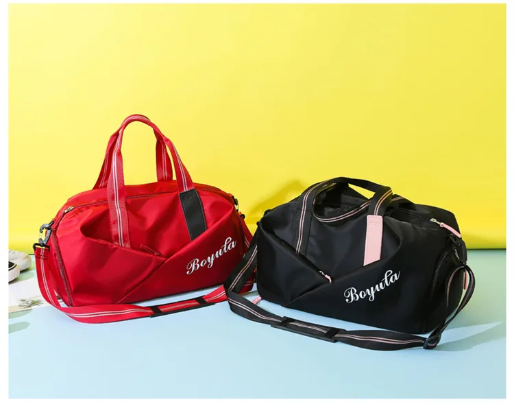 Dry Wet Separation Weekender Overnight Luggage Sports Yoga Duffel ...